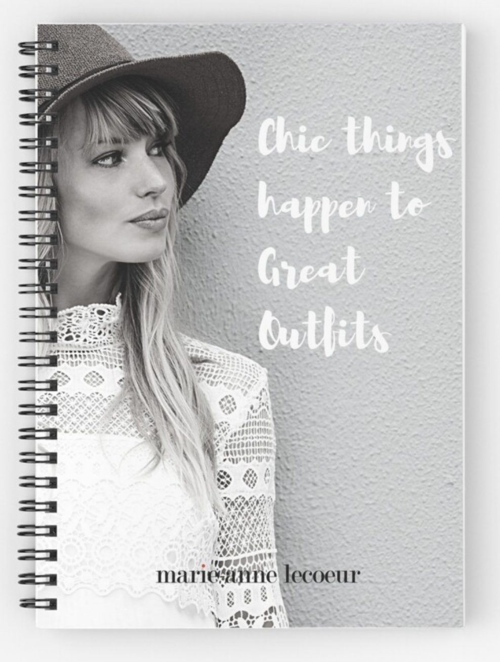 Chic Things Happen to Great Outfits Notebook